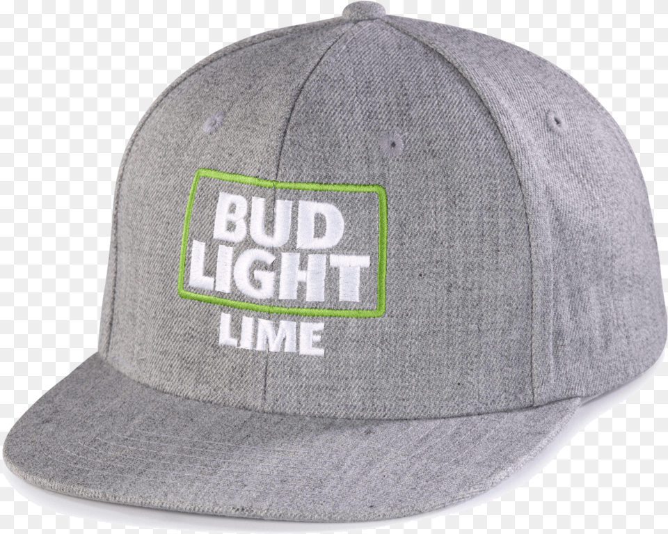 Bud Light Lime Grey Cap For Baseball, Baseball Cap, Clothing, Hat Png Image