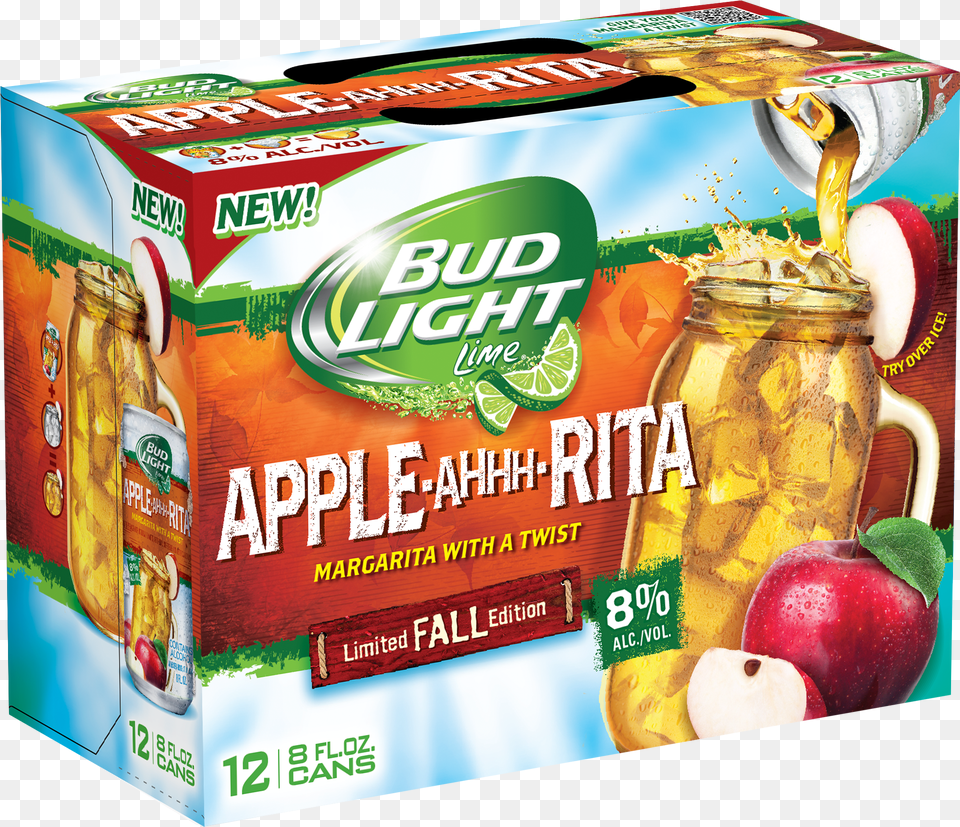 Bud Light Lime Ritas Apple Ahhh Rita Packaging Peach Margarita Bud Light Png Image