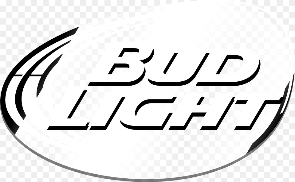 Bud Light Logo Black And White Bud Light, Text, Person, Face, Head Png