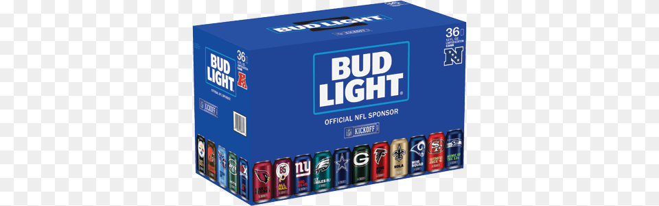 Bud Light Nfl 36pkc Bud Light Nfl 36 Pack, Can, Tin Png Image