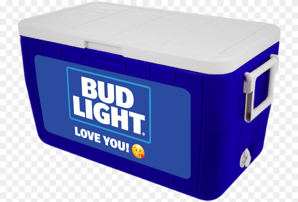 Bud Light Personalized 48 Qt Cooler Box, Appliance, Device, Electrical Device, Mailbox Free Transparent Png