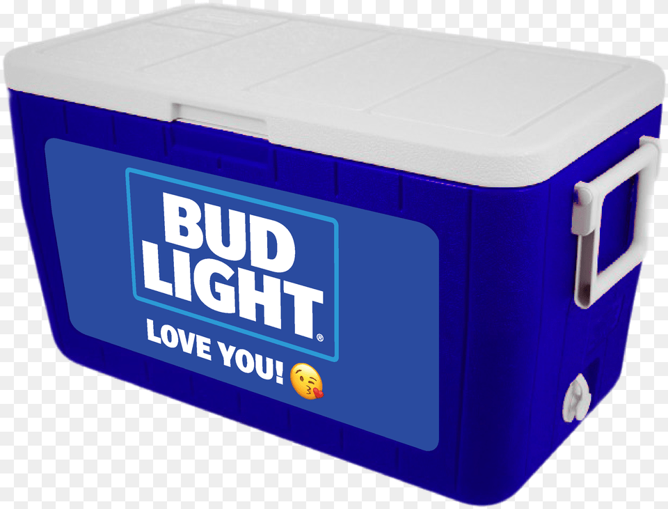 Bud Light Personalized 48 Qt Cooler Box, Appliance, Device, Electrical Device, Mailbox Png