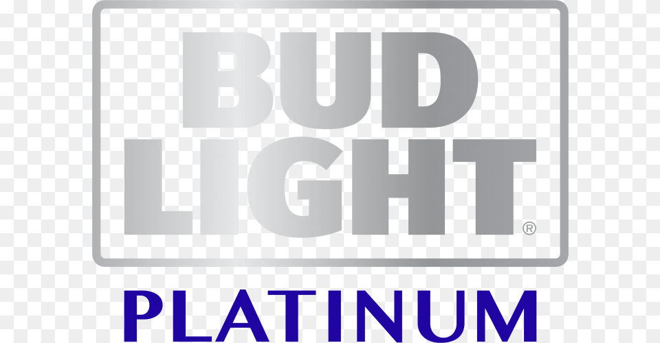 Bud Light Platinum Beer Logo Hanging Light Bar Lamp 14 Inches Coors, Text Png Image