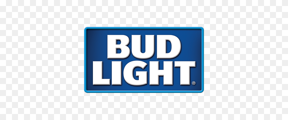 Bud Light Retro Logo Metal Sign, License Plate, Scoreboard, Transportation, Vehicle Free Png