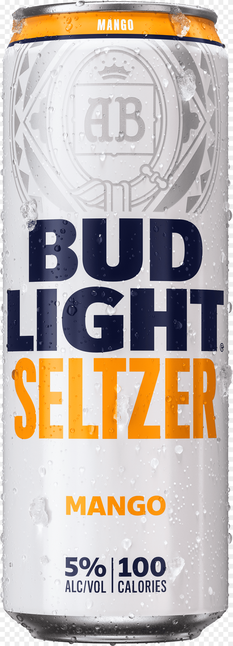 Bud Light Seltzer Mango Diet Soda, Alcohol, Beer, Beverage, Can Free Png