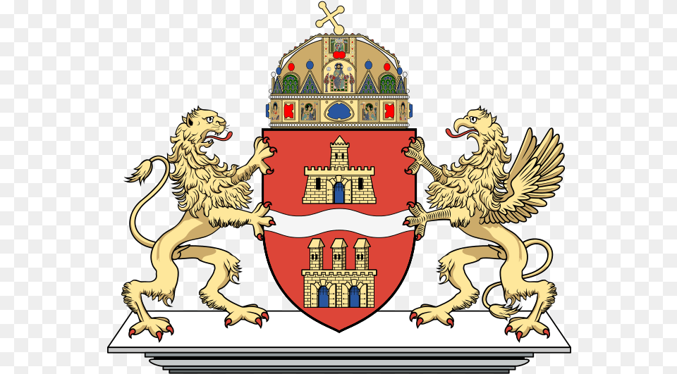 Budapest Coat Of Arms, Emblem, Symbol, Animal, Mammal Png