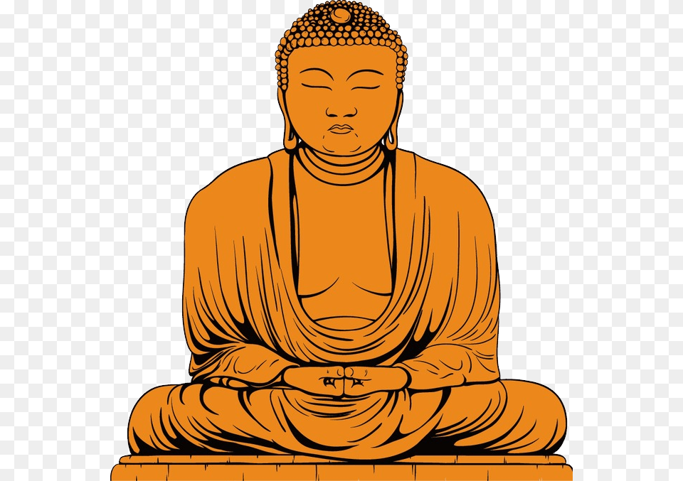 Buddha, Art, Prayer, Adult, Male Png Image