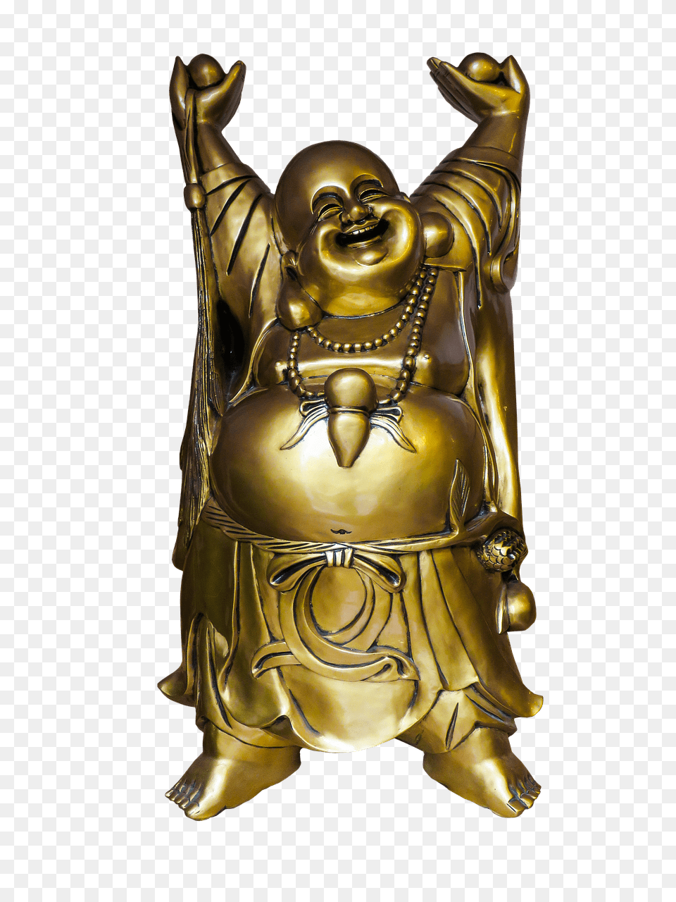 Buddha Arms Up, Bronze, Person, Treasure, Art Free Png Download