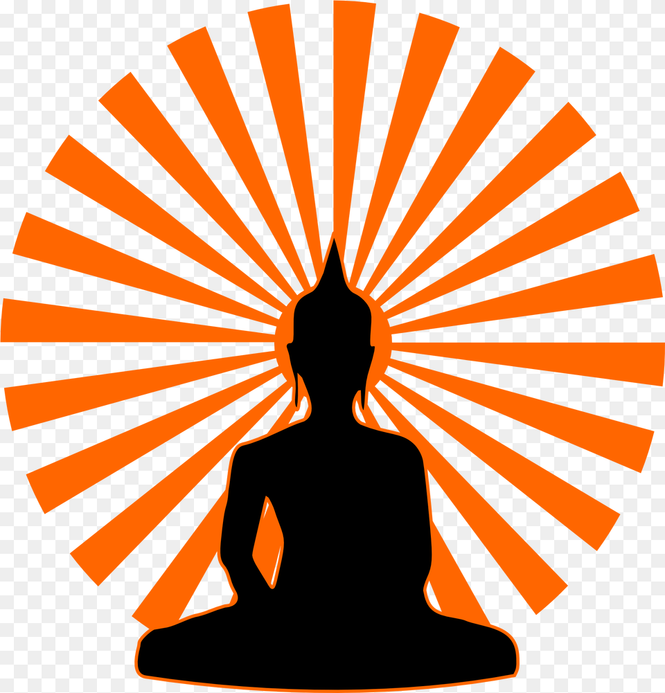 Buddha Black Silhouette Buddha Logo, Art Free Png Download