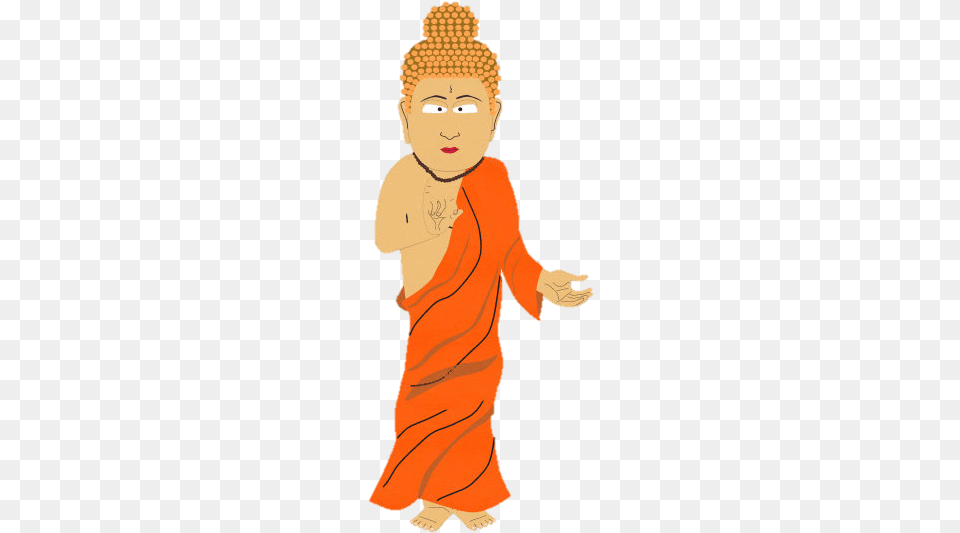 Buddha Buddha South Park Characters, Art, Baby, Person, Monk Png Image
