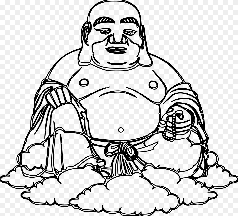 Buddha Clipart, Art, Doodle, Drawing, Person Png Image