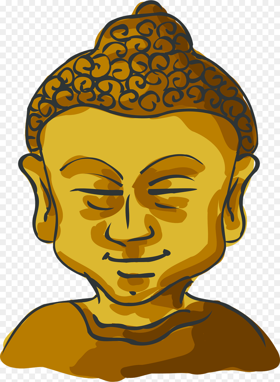 Buddha Clipart, Art, Prayer, Person, Face Free Png