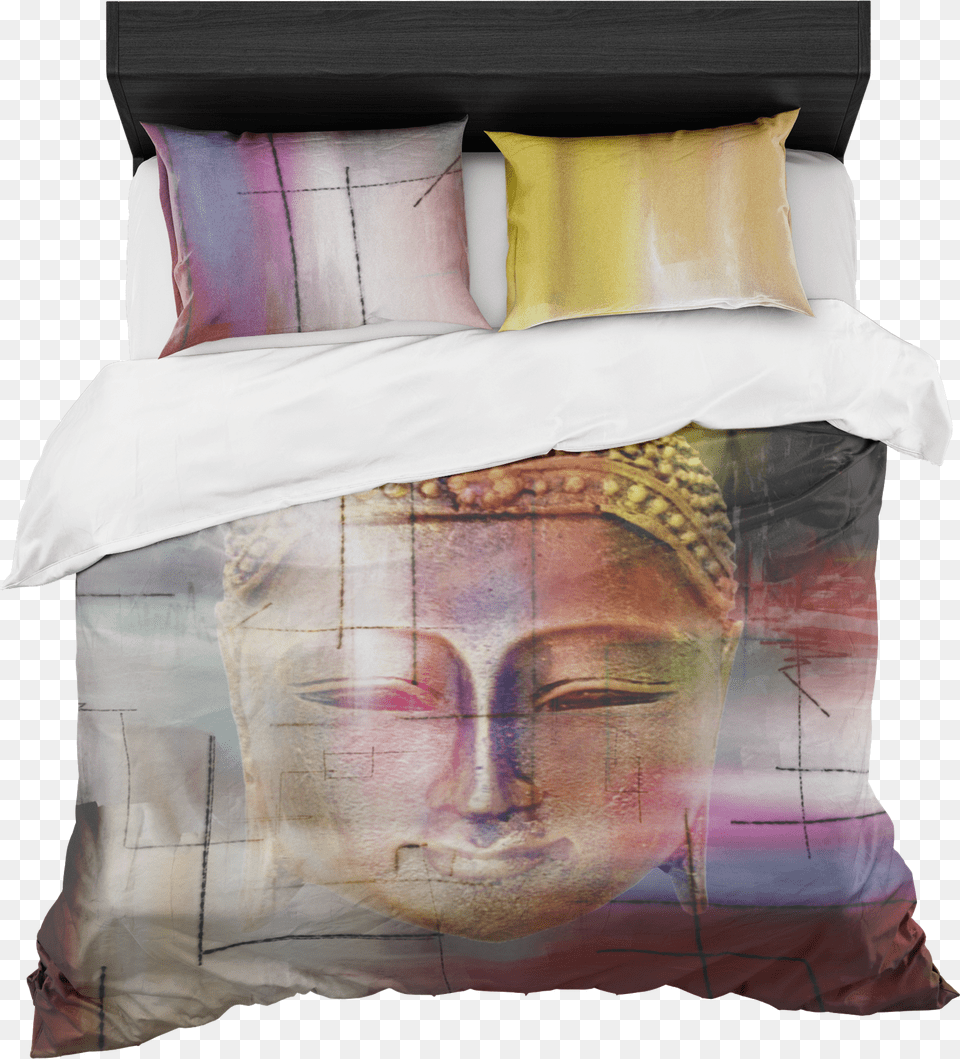 Buddha Face Bedding Set Bed Sheet Free Transparent Png