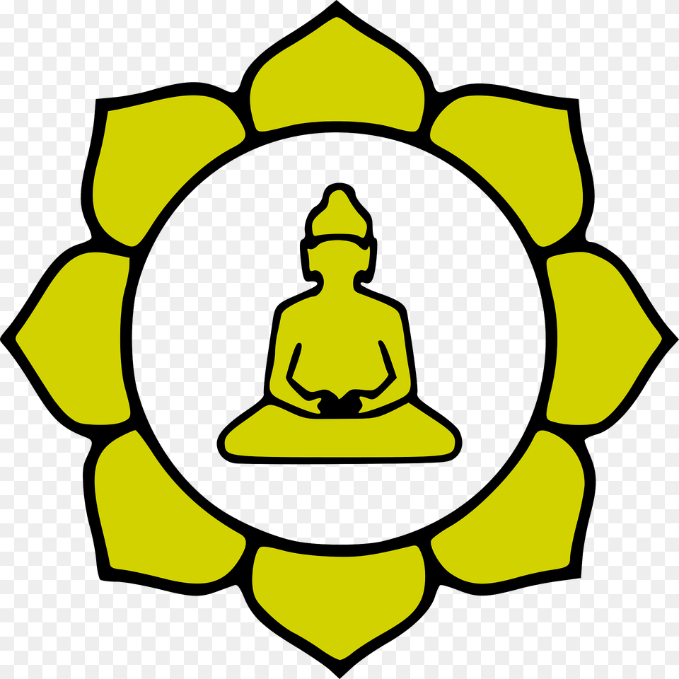 Buddha Flower Color Clipart, Art, Person, Symbol, Head Free Png Download