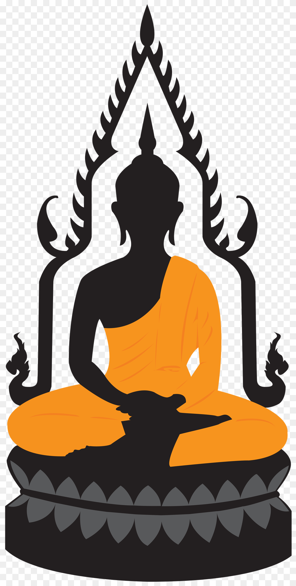 Buddha Lotus Statue Clip Art, Fire, Flame, Outdoors, Nature Free Transparent Png