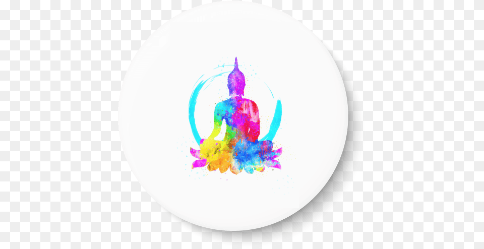 Buddha Magnetbuddha Fridge Magnetbuddhalove Buddha Circle, Art, Graphics, Plate Png Image