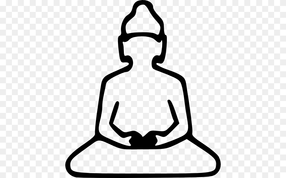 Buddha Outline Clip Art, Stencil, Bow, Weapon, Fitness Png Image