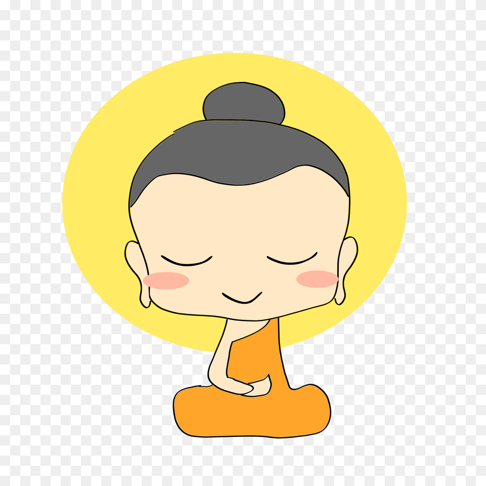 Buddha Picture, Baby, Person, Face, Head Png Image