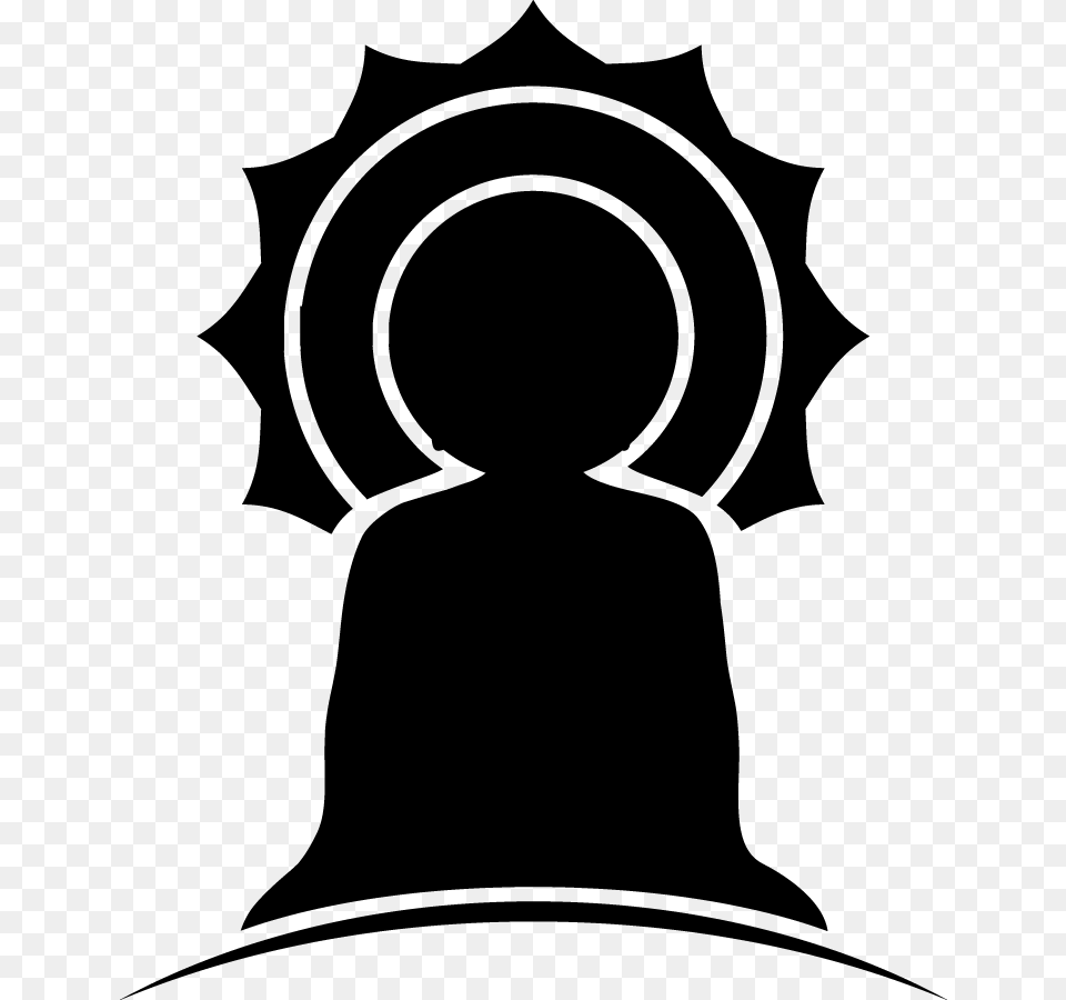 Buddha Silhouette Clip Art, Symbol Free Png