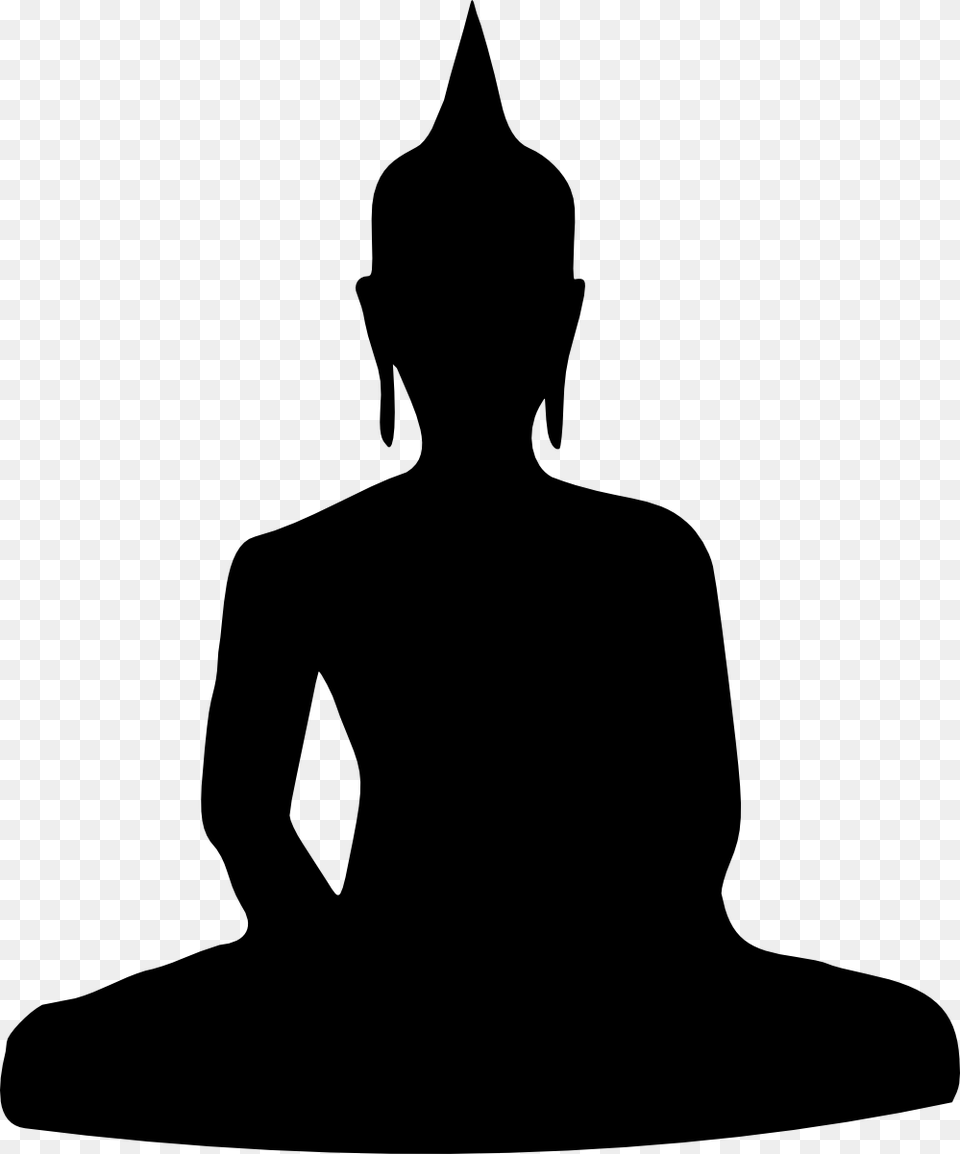 Buddha Temple Clipart, Silhouette, Adult, Female, Person Png