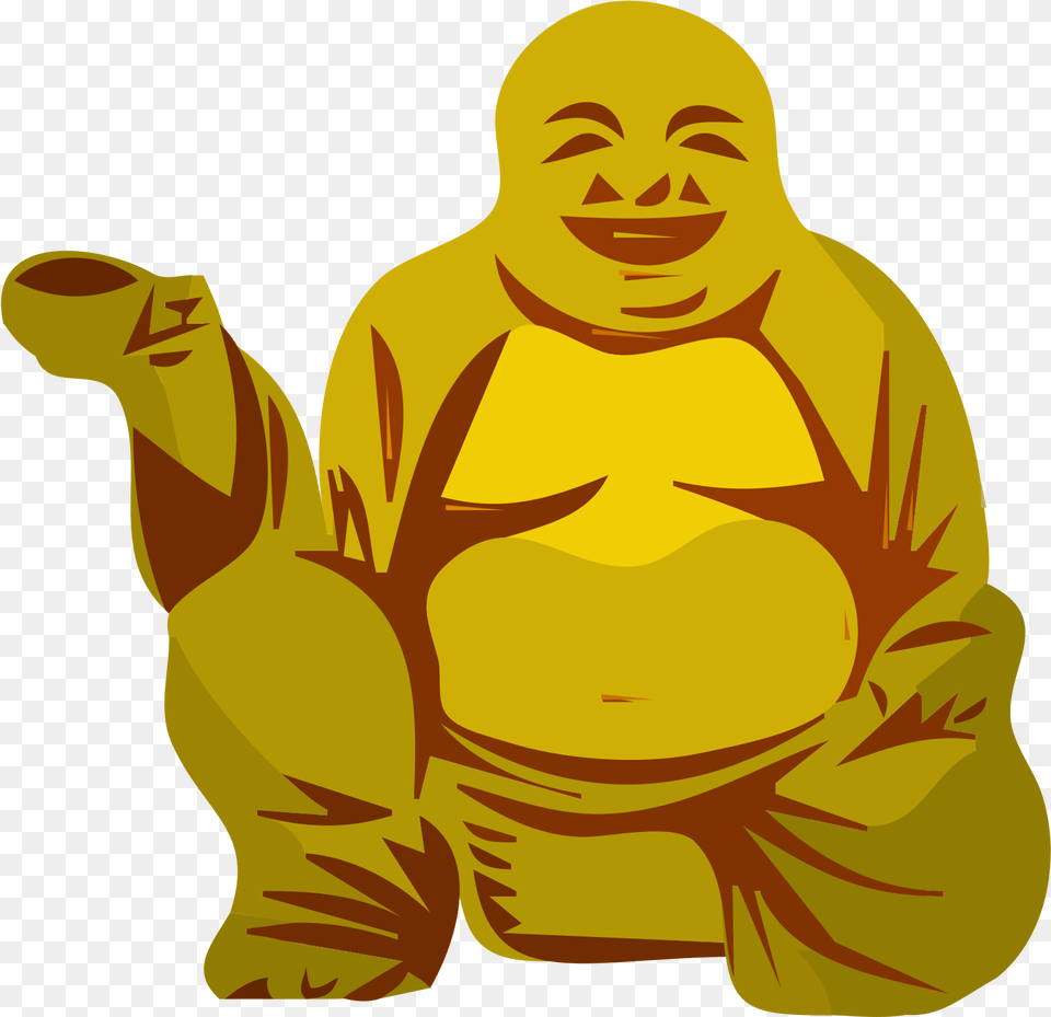 Buddha With Cup Clip Arts Buddha Cartoon No Background, Art, Prayer, Adult, Male Free Png