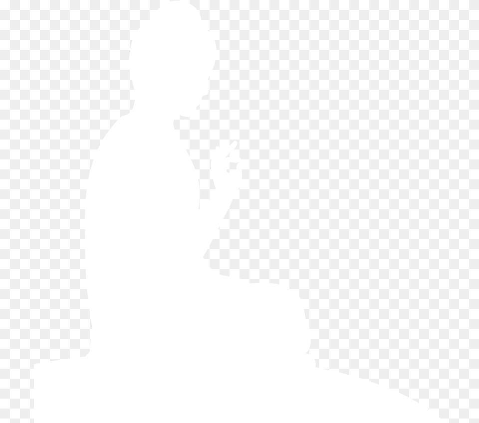 Buddhism, Silhouette, Adult, Male, Man Free Png