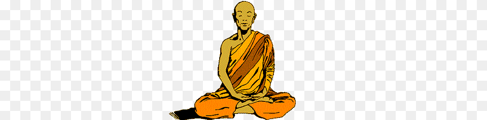 Buddhist Monk Person, Adult, Male, Man Png Image