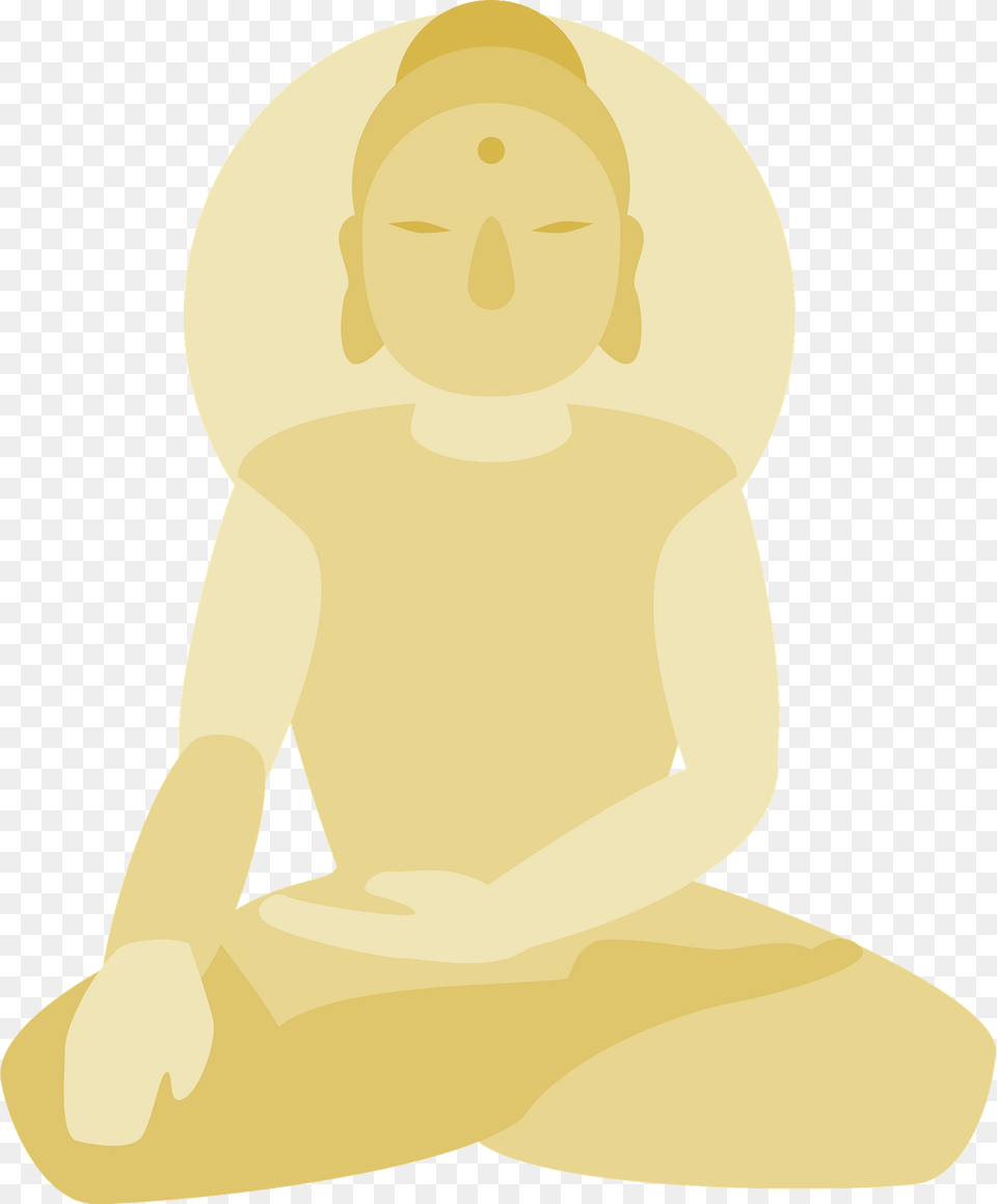 Buddhist Statue Clipart, Baby, Person, Face, Head Png Image