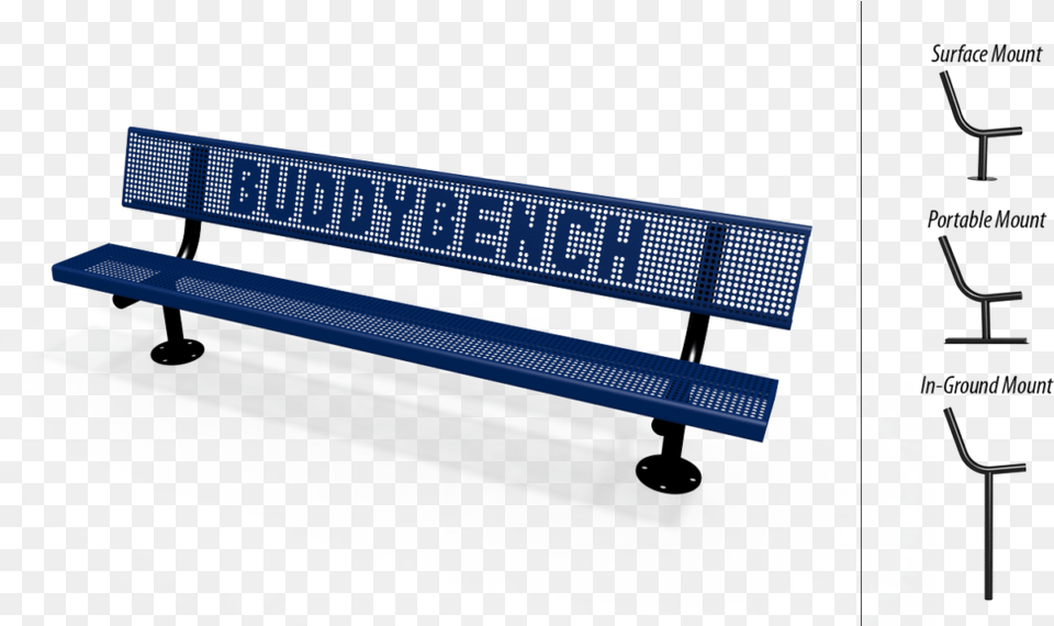 Buddy Bench With Back Outdoor Bench, Furniture, Park Bench Png