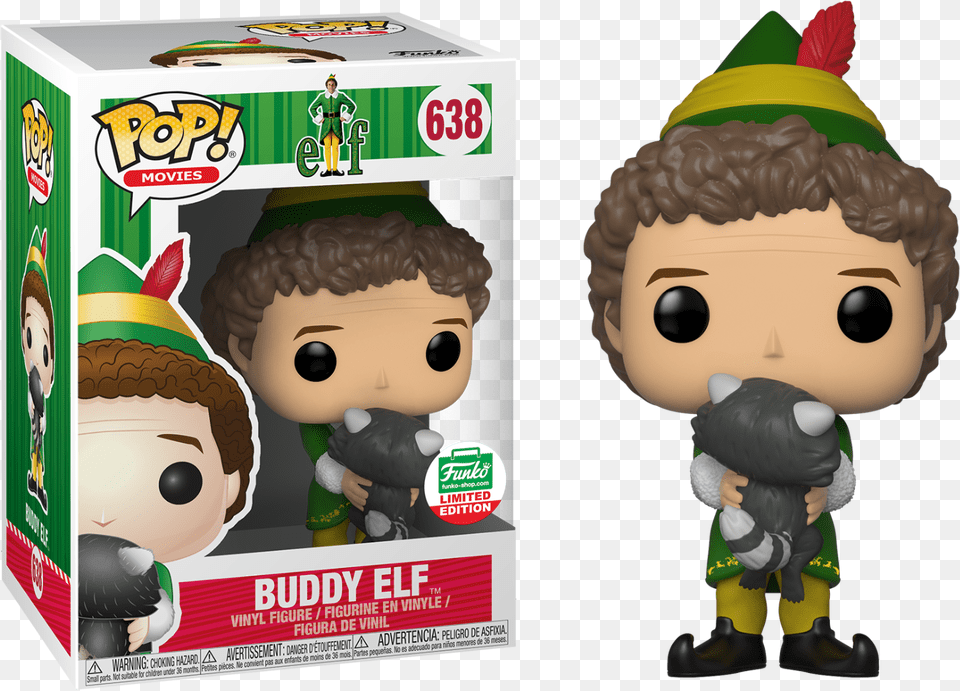 Buddy Elf Funko Pop, Baby, Person, Face, Head Png Image