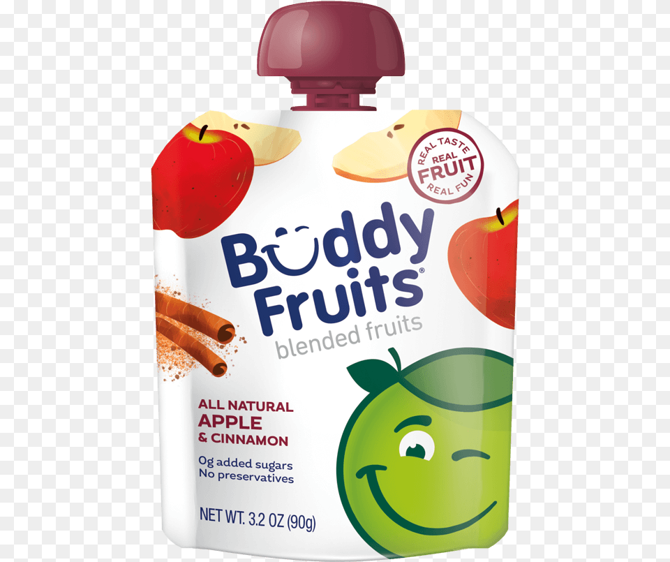 Buddy Fruits Apple Sauce Nutrition And Description Chick Natural Foods, Beverage, Juice, Can, Food Free Png Download