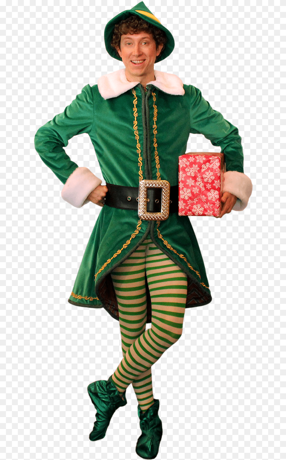 Buddy The Elf Buddy The Elf Transparent Background, Person, Clothing, Costume, Woman Png Image