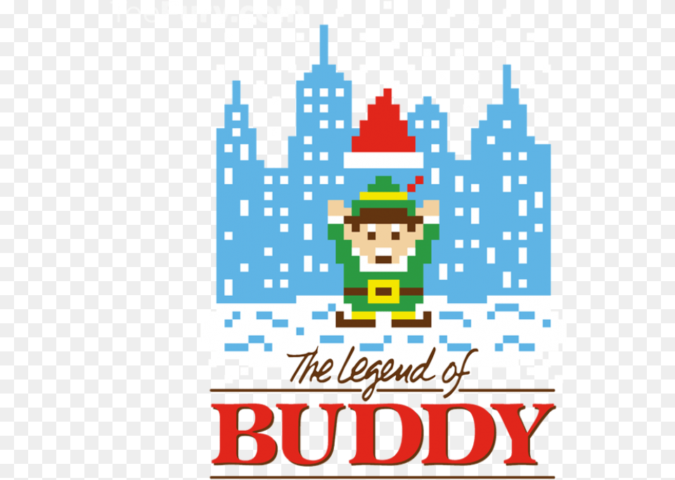 Buddy The Elf Pixel Art T Shirt Pixel Buddy The Elf, Nutcracker, Qr Code, Person Free Png Download