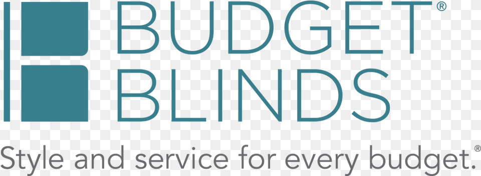 Budget Blinds Logo, Text, Blackboard Png