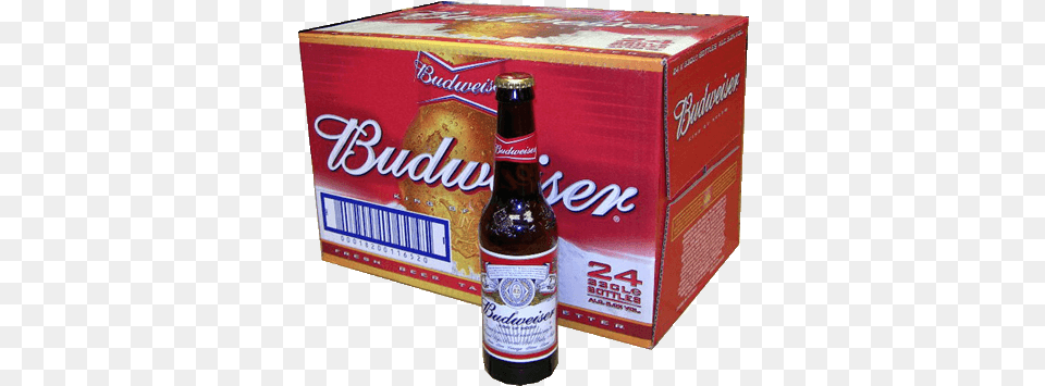 Budweiser Budweiser Beer Bottles 24 X 330ml, Alcohol, Beer Bottle, Beverage, Bottle Png Image