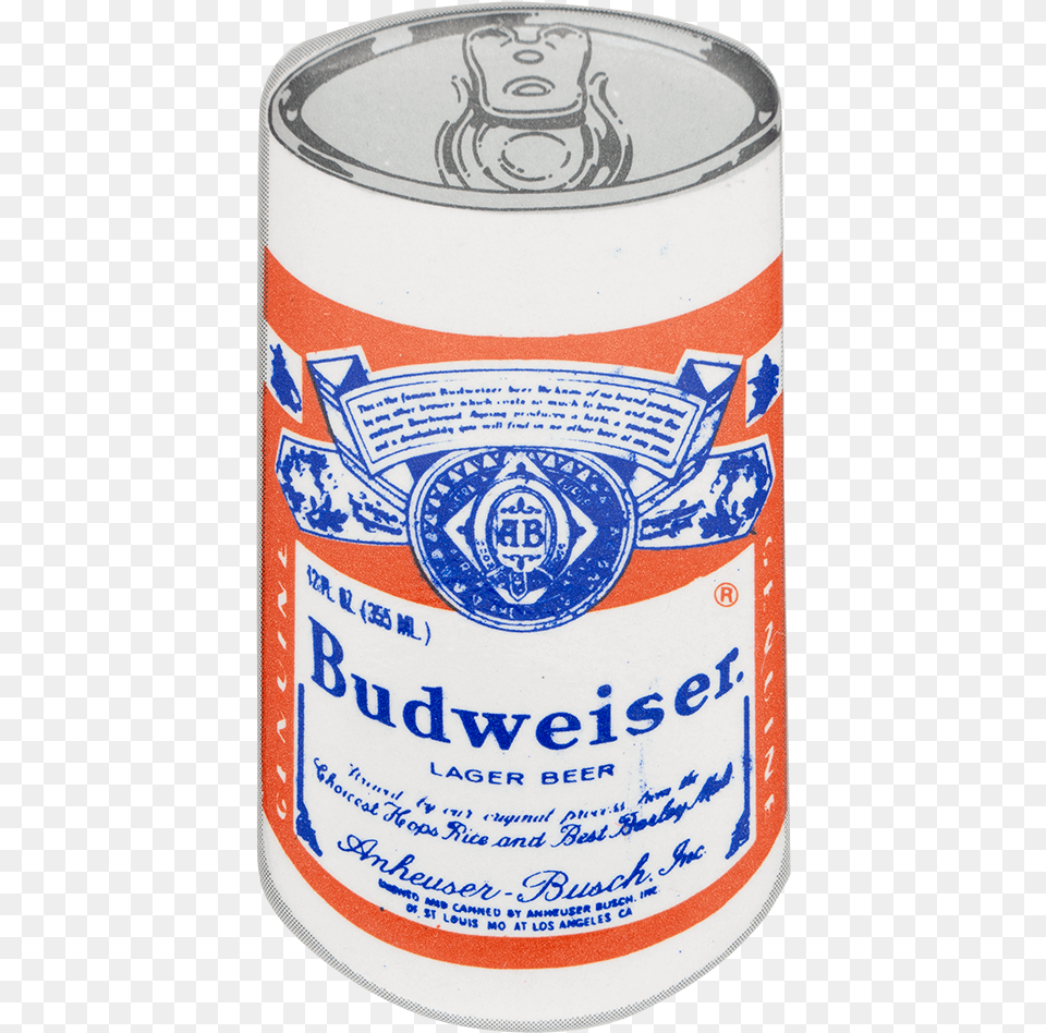 Budweiser Can Beer Button Museum Budweiser Can Cartoon, Tin, Alcohol, Beverage, Lager Free Transparent Png