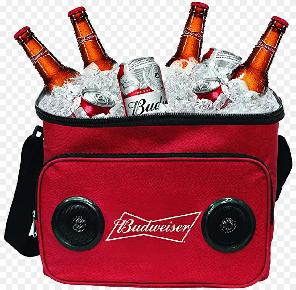 Budweiser Cooler Speaker Red Budweiser Bluetooth Cooler Speaker, Alcohol, Device, Electrical Device, Beverage Free Transparent Png
