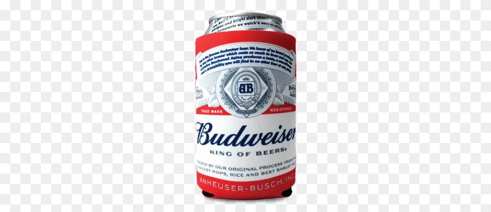 Budweiser Coolie Budweiser Beer 24 Fl Oz Bottle, Alcohol, Beverage, Lager, Can Free Transparent Png