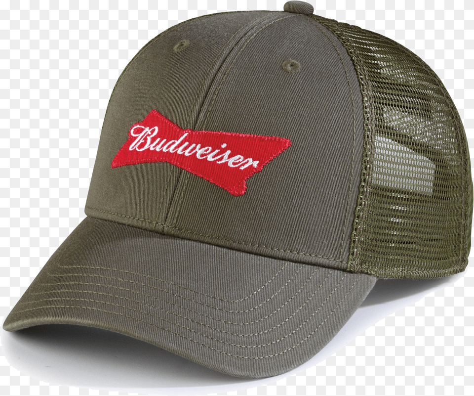 Budweiser Green Military Cap For Baseball, Baseball Cap, Clothing, Hat, Accessories Free Png Download