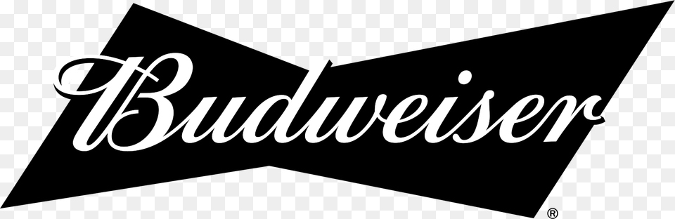 Budweiser Logo Black And White, Text Png Image