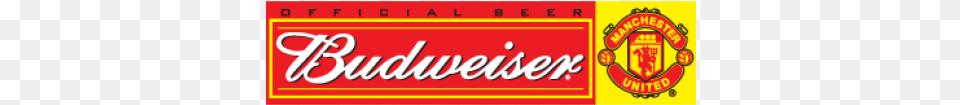 Budweiser Manchester United Logo Budweiser, Text Png Image