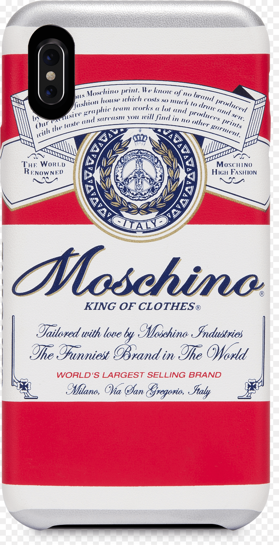 Budweiser Moschino, Alcohol, Beverage, Electronics, Phone Png Image