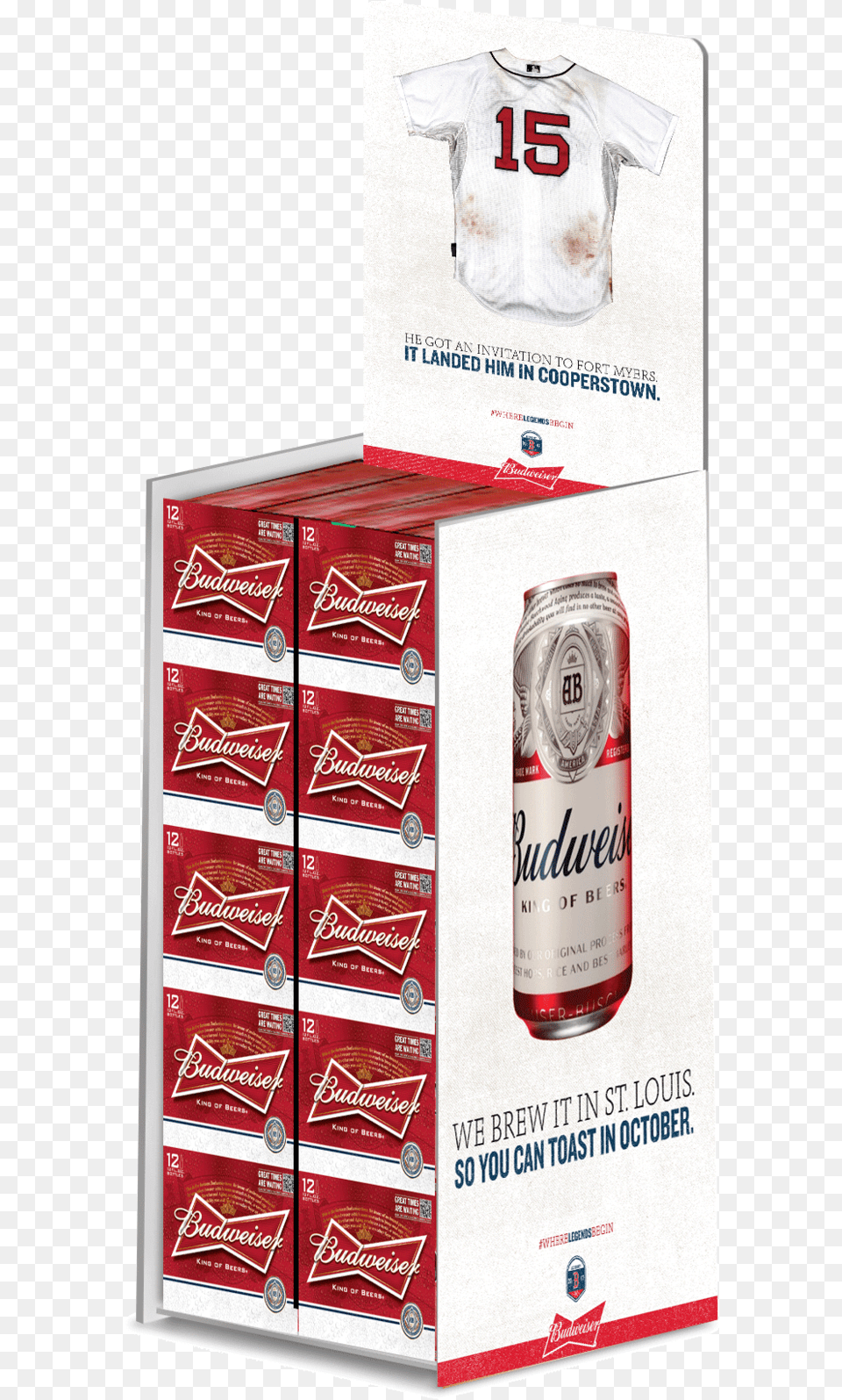 Budweiser Spring Case Stack, Alcohol, Beer, Beverage, Lager Png
