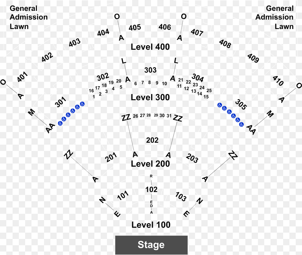 Budweiser Stage Toronto Seating Rows, Cad Diagram, Diagram, Blackboard Png