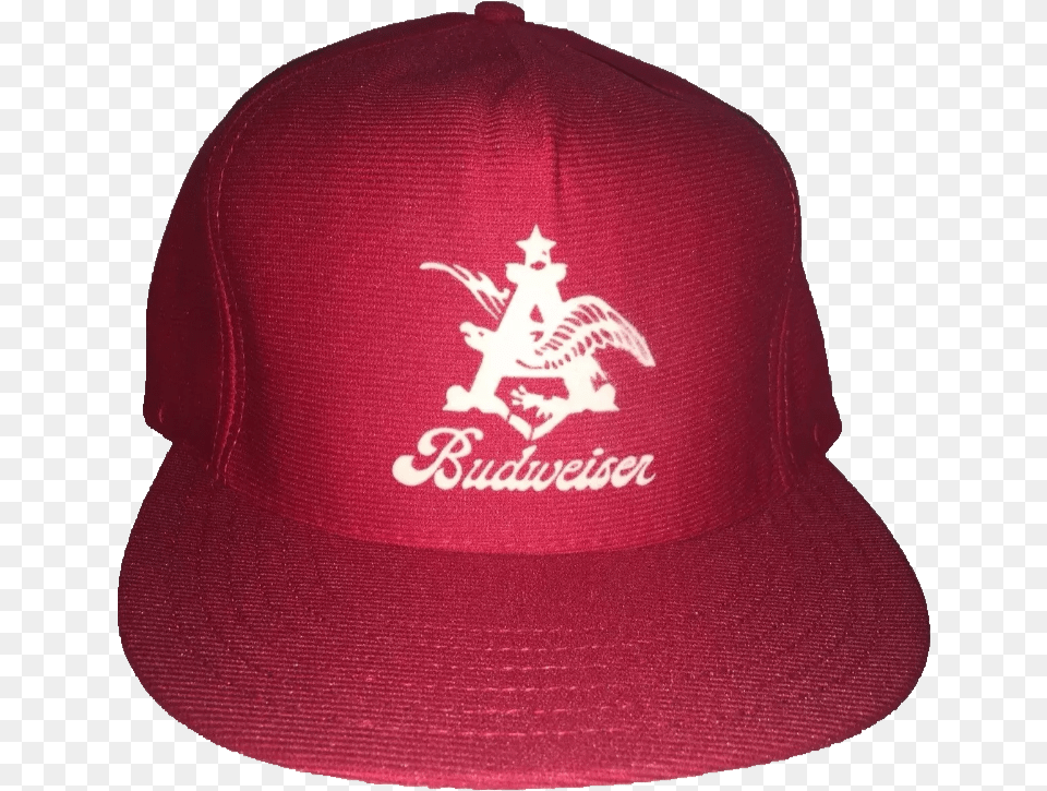 Budweiser Vintage Snapback Hat Crown Logo, Baseball Cap, Cap, Clothing Png