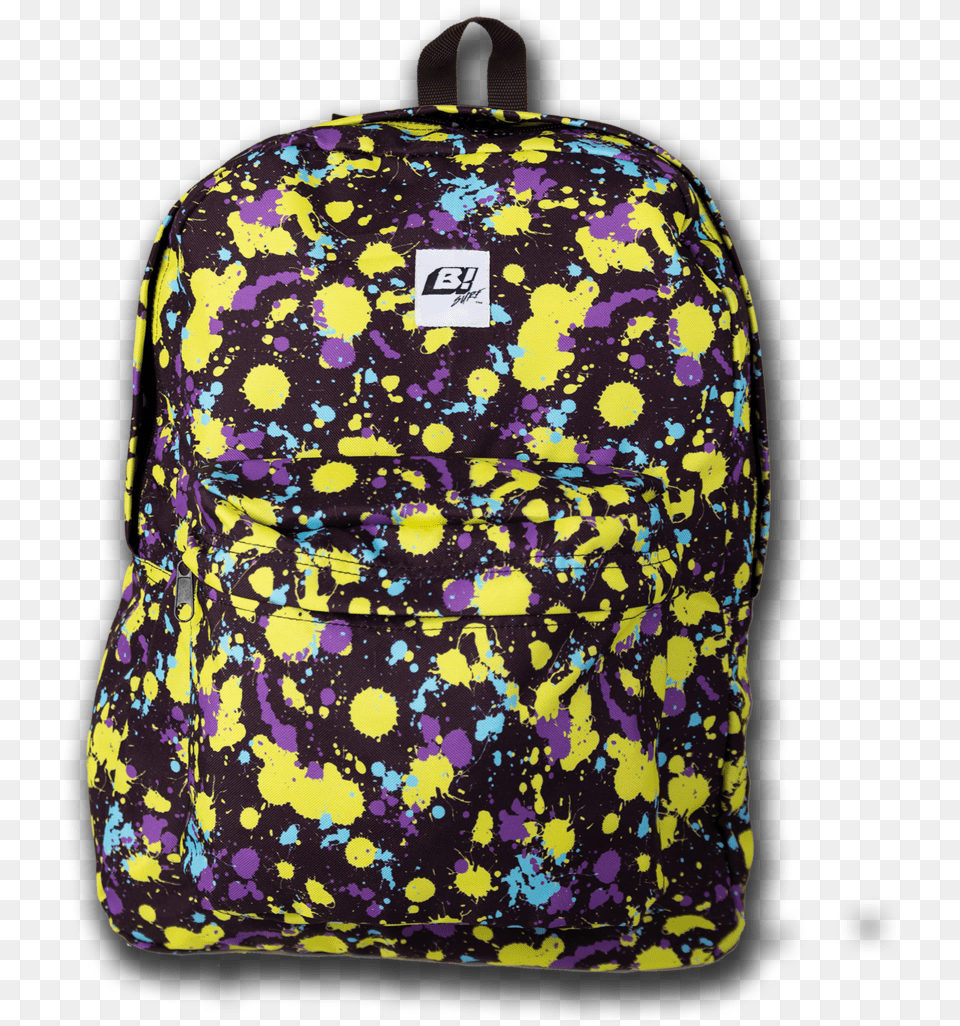 Buell Splatter Backpack Yellow Splatter Garment Bag, Accessories, Handbag Free Transparent Png