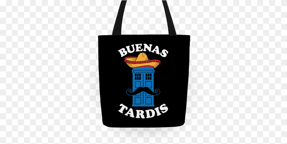 Buenas Tardis Tote Again But Now With Experience, Bag, Tote Bag, Clothing, Hat Free Transparent Png