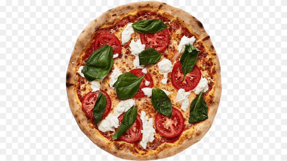 Bufala Mozzarella And Tomato With Fresh Basil Pizza Pizza4ps Menu, Food, Food Presentation Free Png Download