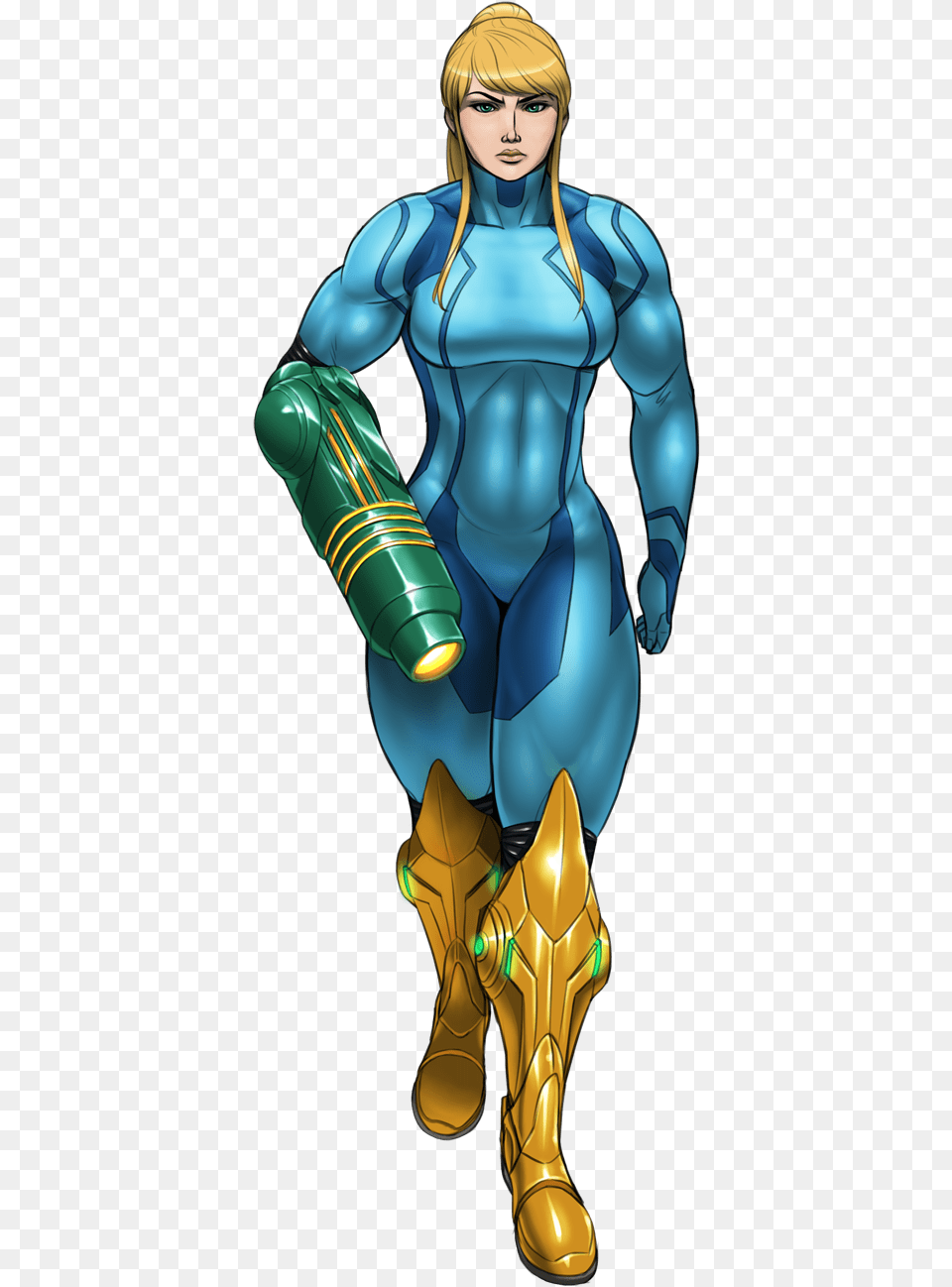 Buff Samus Nikcesco Metroid Samus, Book, Clothing, Comics, Costume Free Transparent Png