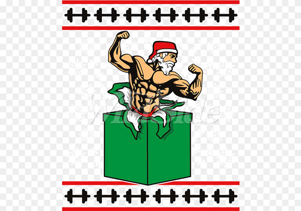 Buff Santa In Box, Baby, Person, Face, Head Png Image